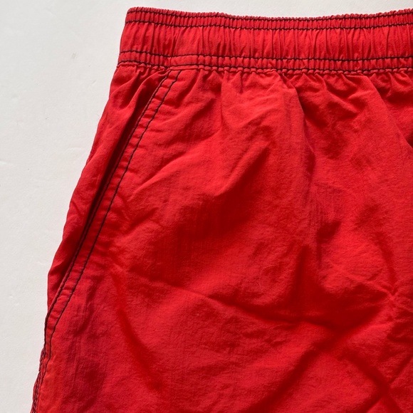 Boss Hugo Boss Men's Red Swim Trunks SZ XL Navy Draw String Front Pockets EUC - Picture 5 of 12
